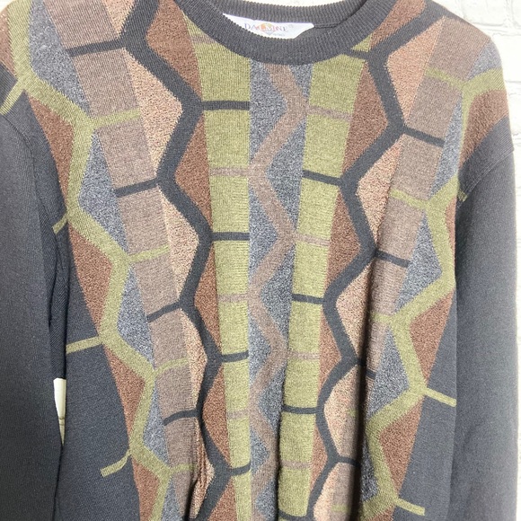 Dalmine Mens Sweater in Italian Merino Wool/ Med - Picture 5 of 5